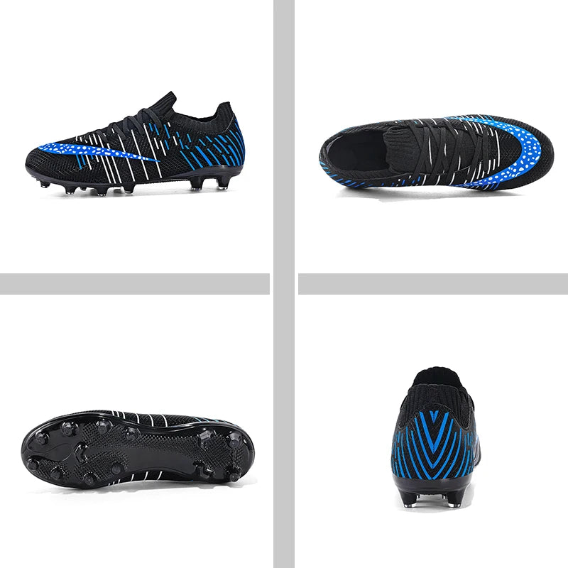 Soccer Shoes for Men Professional Football Shoes for Kids Outdoor Non Slip Turf Soccer Cleats Training Sport Footwear Sneakers