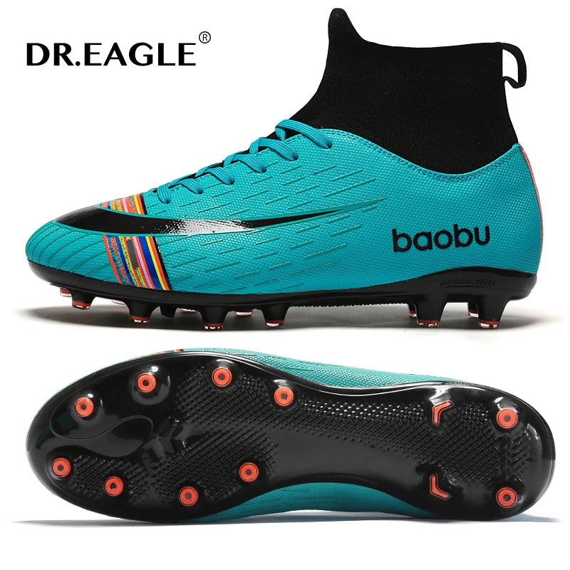 DR.EAGLE Football Boots Men Sports Soccer Shoes Original FG/TF Soccer Cleats Shoes Women Futsal Football Sneakers Chuteira Campo