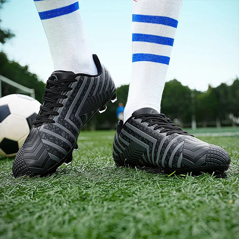 Men Soccer Cleats Ankle Support Anti Slip Football Field Boots Futsal Training Outdoor Matches Football Shoes Quality Sneakers