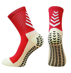 1 Pairs New Men Women Soft Breathable Anti-slip Football Socks Running Soccer Basketball Cycling Sports Grip Socks