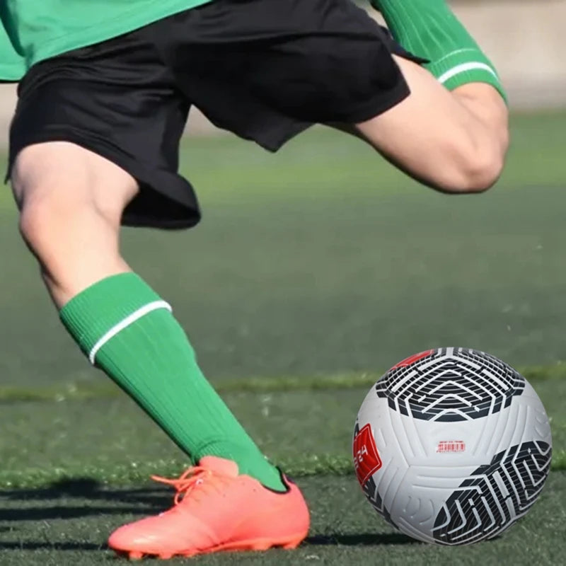 Durable Waterproof PU Soccer Ball Training Ball Adult Player Professional Sports Equipment 1 PCS