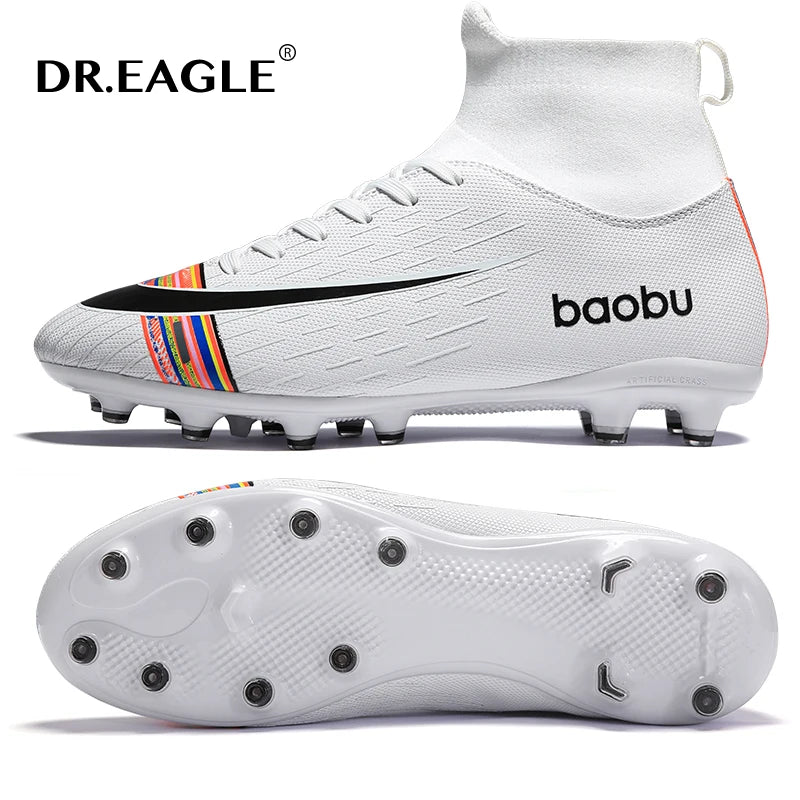 DR.EAGLE Football Boots Men Sports Soccer Shoes Original FG/TF Soccer Cleats Shoes Women Futsal Football Sneakers Chuteira Campo