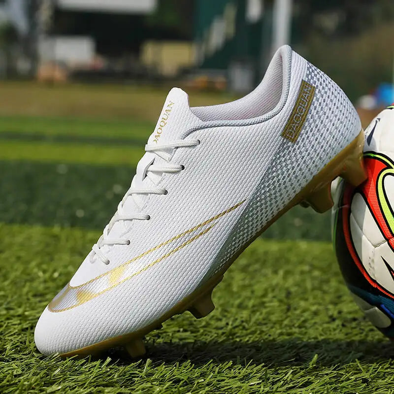 Men Soccer Shoes Firm Ground Boys Football Boots Outdoor Youth Training Cleats Non Slip Football Sneakers Plus Sizes Futebol