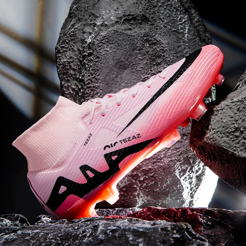 New Original Men Soccer Shoes Cleats Professional Top Quality Non-Slip Kids Football Boots Society Grass Training Football Shoes